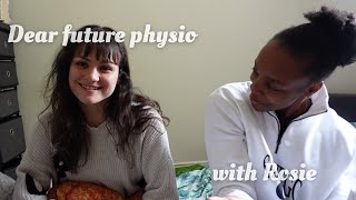 Dear future physio with Rosie | MSc Physiotherapy student at the University of Southampton