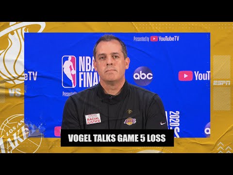 フランク・フォーゲル、レイカーズは第6戦で強く跳ね返ると語る｜2020年NBAファイナルズ (Frank Vogel says the Lakers will bounce back strong in Game 6 | 2020 NBA Finals)