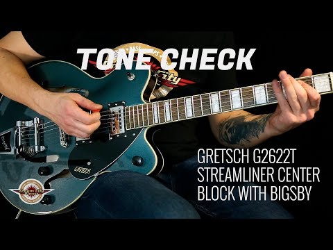 TONE CHECK: Gretsch G2622T Streamliner Centerblock Guitar Demo | NO TALKING
