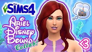 ARIEL THE LITTLE MERMAID - CAS (NO CC) // DISNEYBOUNDING COLLAB! (Let's Create-A-Sim in the Sims