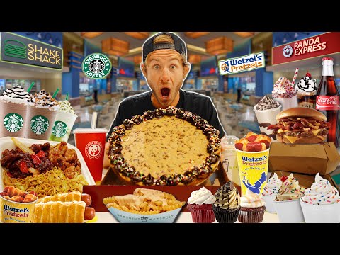 THE UNLIMITED CALORIE AMERICAN FOOD COURT CHALLENGE!