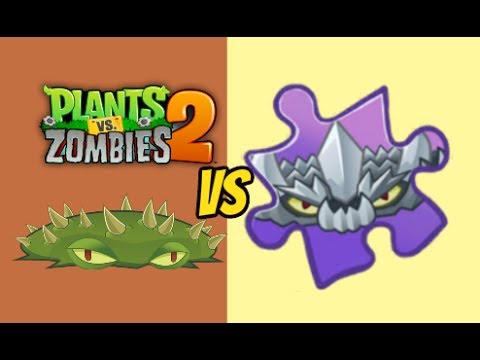 Plants vs Zombies 2 Spikeweed Vs Spikerock