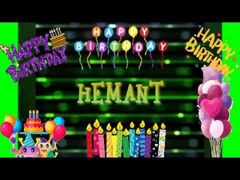 HEMANT Happy Birthday Song - Happy Birthday To You - Best wishes on your birthday @happybirthday0786