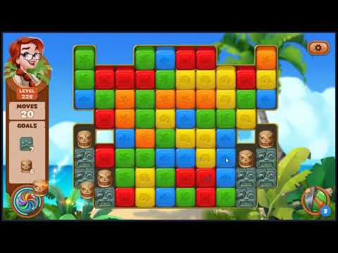 Lost Island Blast Adventure Level 228 - NO BOOSTERS 🏝️ | SKILLGAMING ✔️