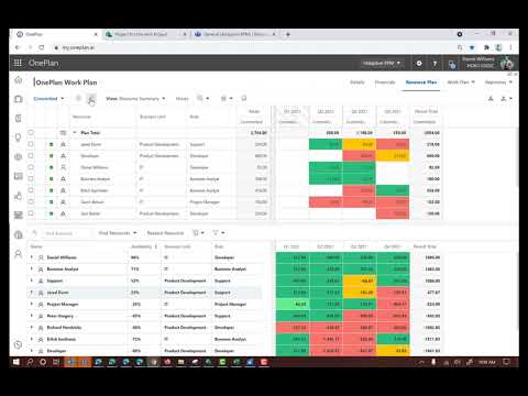 OnePlan Resource Plans Overview