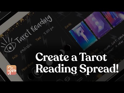 Digital Journal: How to create a Tarot Reading Spread