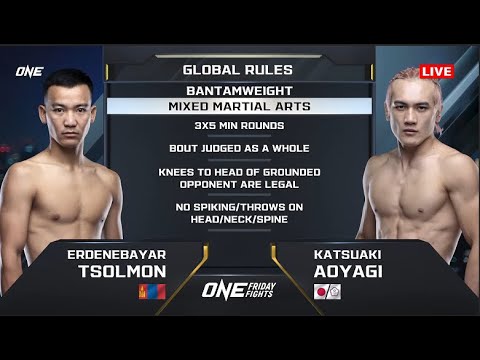 Erdenebayar Tsolmon vs Katsuaki Aoyagi full fight