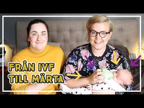VÅR IVF-RESA - SISTA KLIPPET - Gina & Malin efter förlossningen