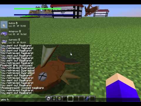 Minecraft Pixelmon Mod : How To Get A Cooked/Zombie Gyarados ( Epic Looking )