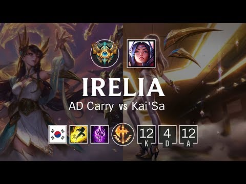 Irelia ADC vs Kai'Sa - KR Challenger Patch 8.22