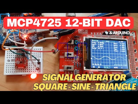 How to Use MCP4725 Digital to Analog Converter using Arduino