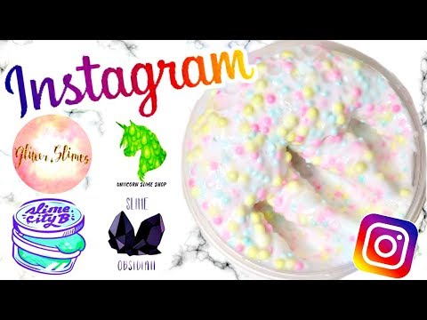 RECREATING FAMOUS INSTAGRAM SLIME SHOP RECIPES!