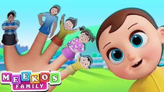 😻🖐️ Finger Family Song - Baby Finger Where are You? | Meeko&#39;s Family Nursery Rhymes