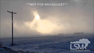 preview picture of video '11-17-14 Fairbank, Iowa Ground Blizzard'