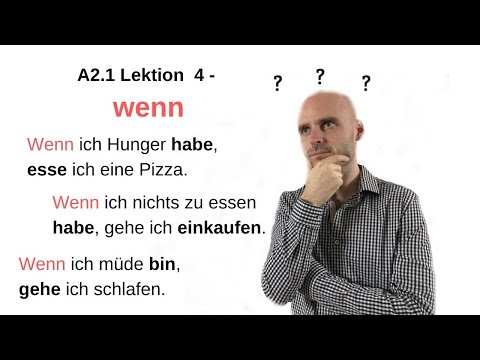 Deutschkurs A2 - Der Konnektor -wenn-