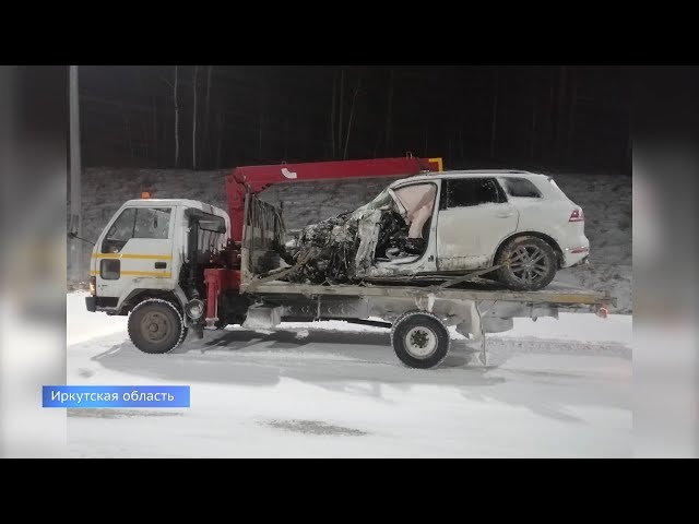 Снегопад и гололёд обострили ситуацию на дорогах Приангарья