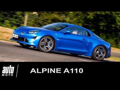 Alpine A110 Essai en POV à Dieppe Auto-Moto.com