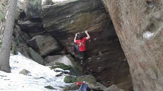 Video thumbnail de Gicht, 7C. Bahratal