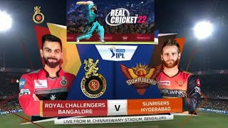 Rcb vs srh match highlights | vivo ipl 2019 | Real cricket 20 |  Rc krk gamer |