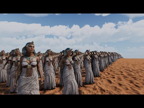 CLEOPATRA & HER ARMY vs 40.000 NIKOLA TESLA & 2 MILLION SPARTANS+Romans - UEBS 2