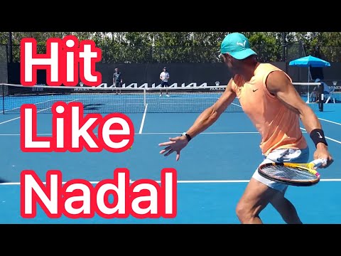 How To Hit Forehands Like Rafael Nadal (Easy Tennis Tips)