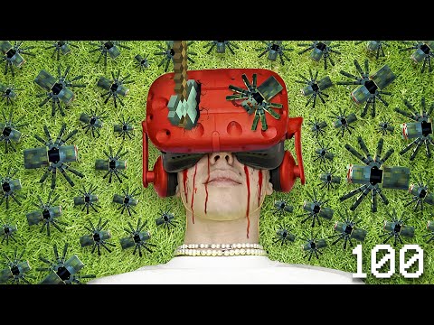 I SPENT 100 DAYS IN MINECRAFT VR