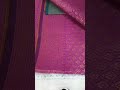 Flipkart Saree Review Ll Kanjivaram Silk Saree Unboxing Ll Shorts Trending Youtube