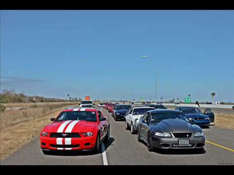 South Texas Mustang Club Biannual Cruise to South Padre Island 2011
