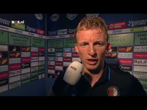 Interview Dirk Kuijt na afloop Excelsior - Feyenoord 3-0