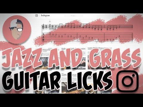 15+ New Bluegrass Guitar Licks From JAZZ AND GRASS