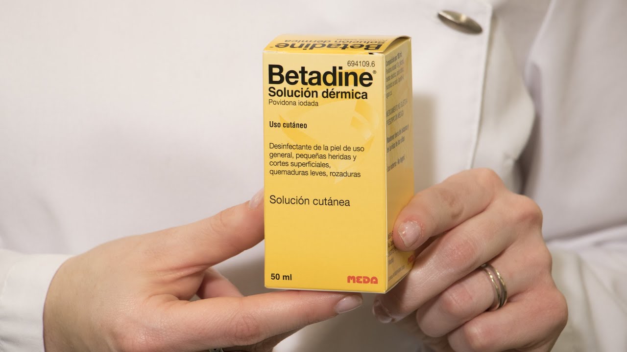 ¿Para qué sirve el Betadine