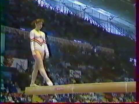 Ecaterina SZABO (ROM) beam - 1985 Europeans Helsinki EF