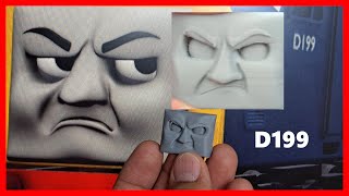 D199 3D Printed face for Trackmaster custom