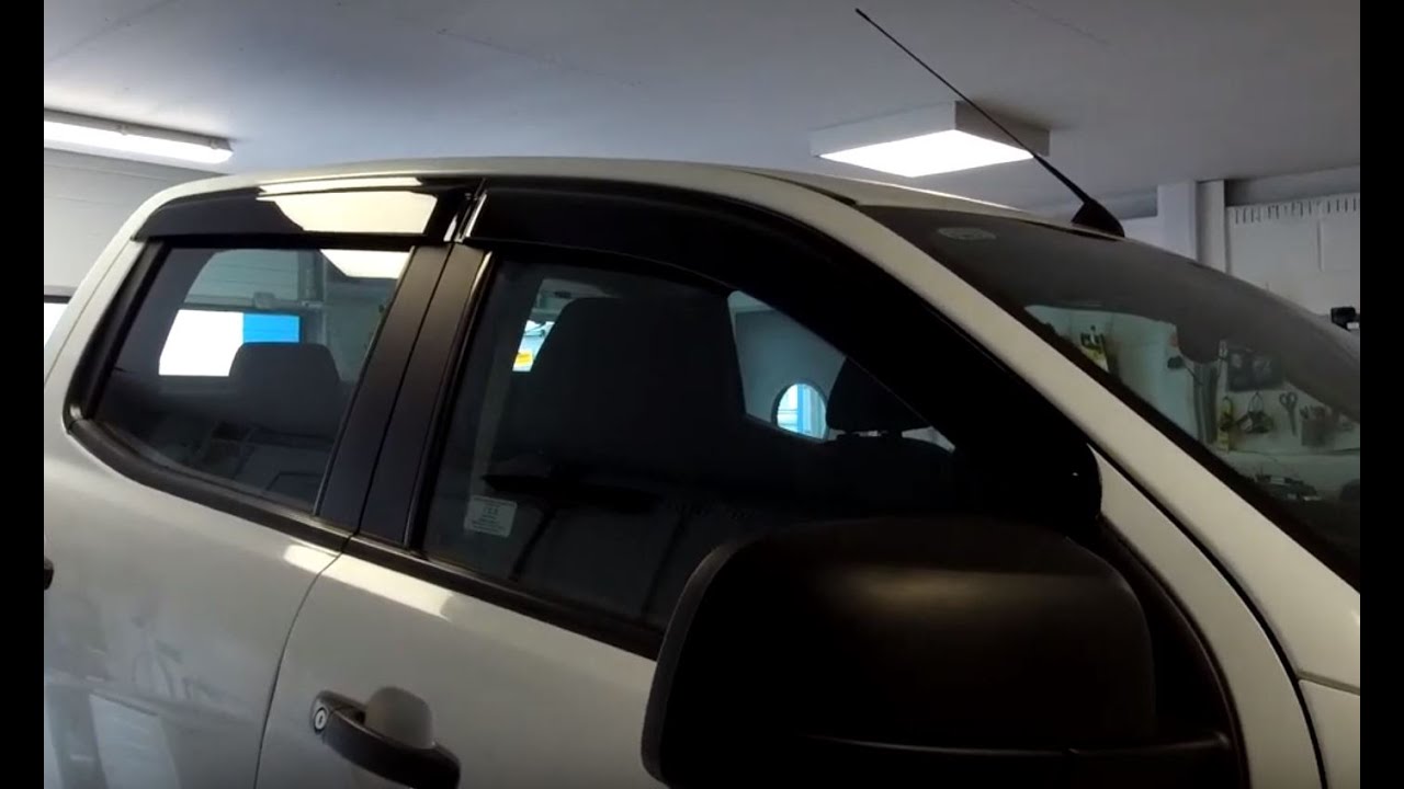 Watch video Ford Ranger T6 T7 Wind Deflectors Demo & Fitting Guidance Now Ford Ranger T6 T7 Wind Deflectors Demo & Fitting Guidance