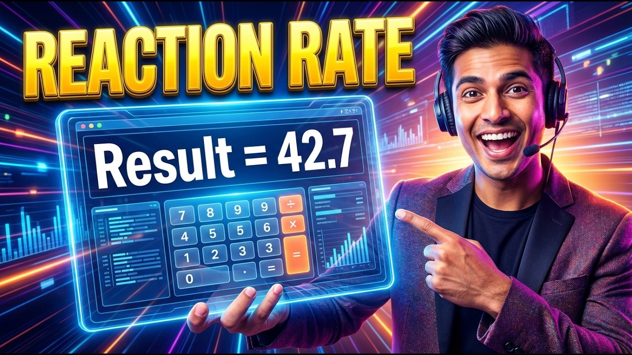 Reaction Rate Interactive Calculator