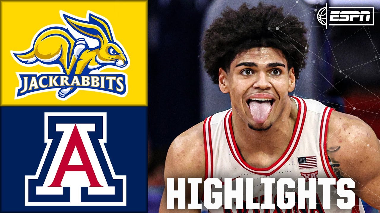 South Dakota State Jackrabbits vs. Arizona Wildcats | Full Game Highlights | ESPN College Basketball
