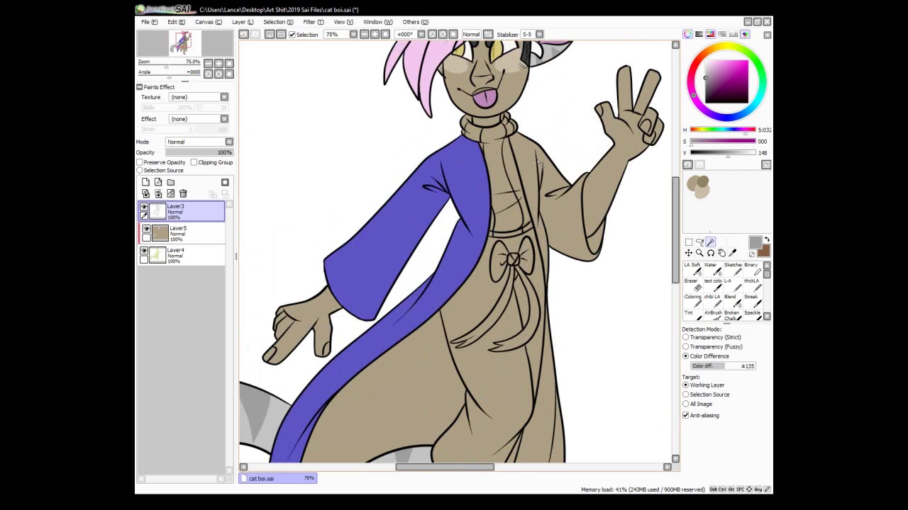 Magical Cat Speedpaint