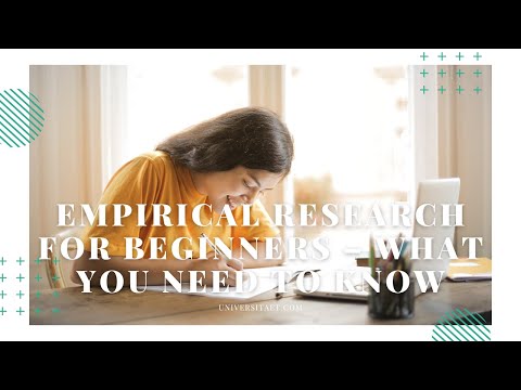 Empirical research for beginners – What you need to know