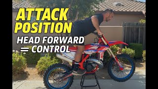Motocross Attack Position Explained-Driving Your Head Forward