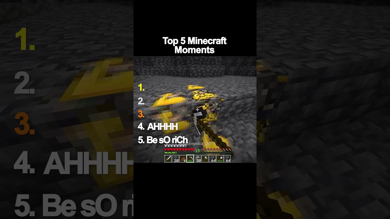 These 5 Minecraft Moments Are UNBELIEVABLE! 🤯 #shorts