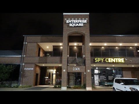 Amazing Motor! Montgomery A-Series Hydraulic Elevator at Enterprise Square in Plano, TX.