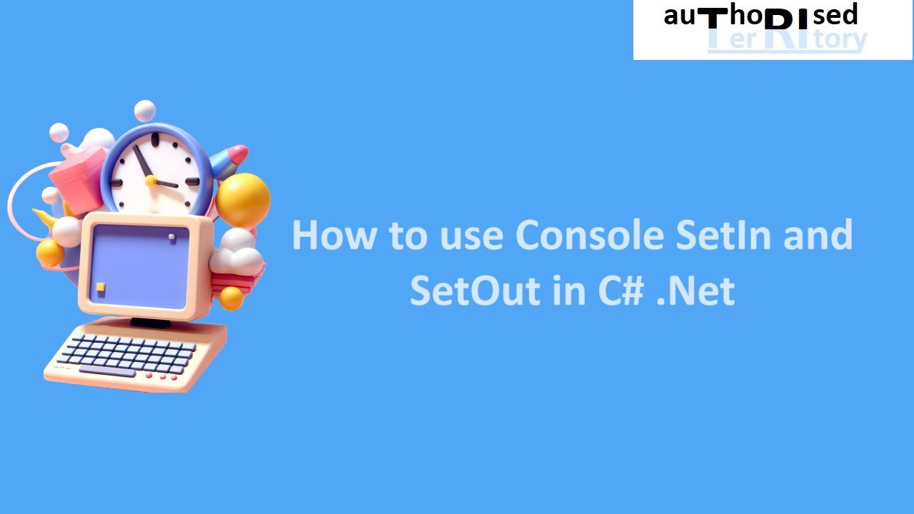 How to use Console SetIn and SetOut in C# .Net