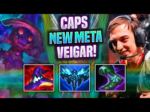 CAPS TRIES NEW META VEIGAR ADC! - G2 Caps Plays Veigar ADC vs Ezreal! | Season 2022