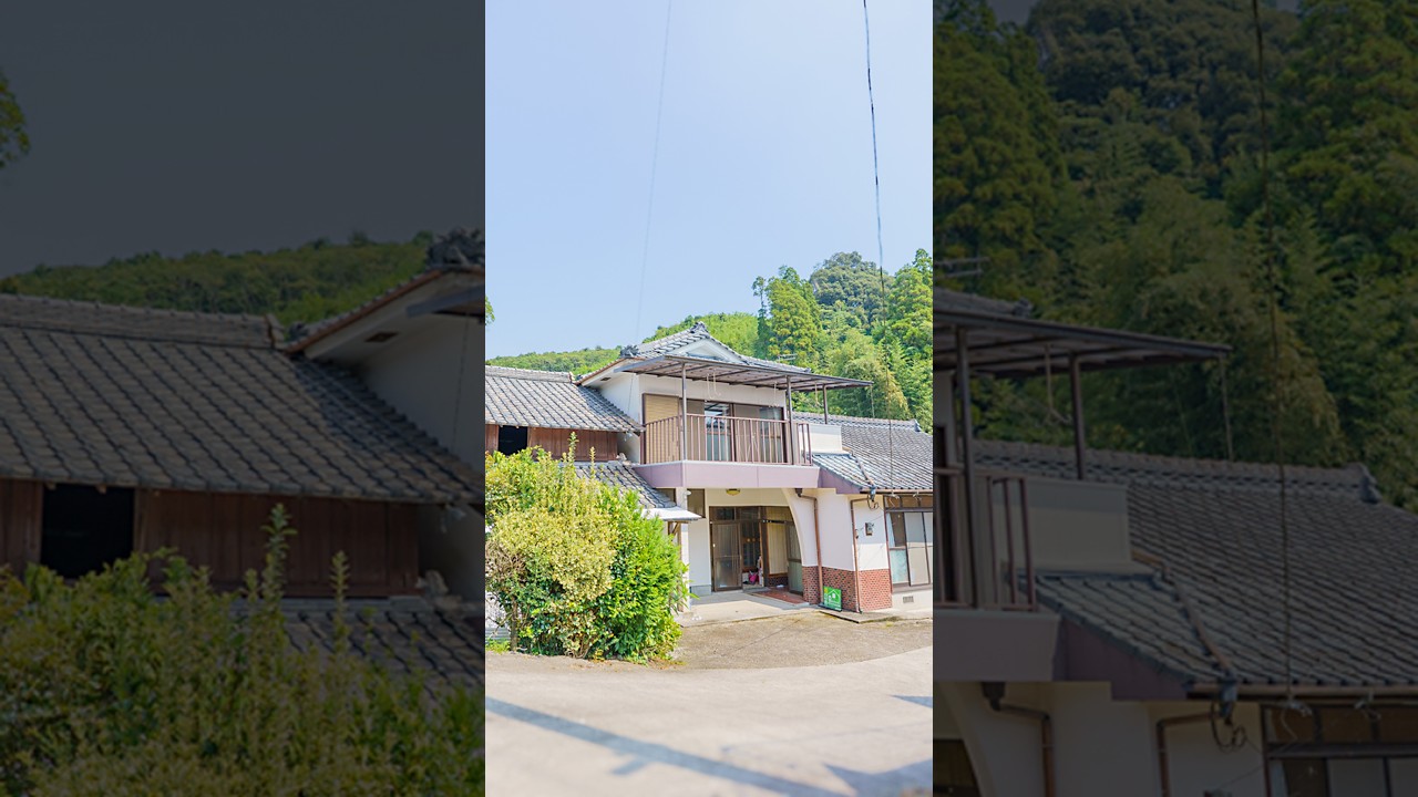 【山田町】裏庭に小川が流れる贅沢！ 屋根付き大テラスのある田舎暮らし