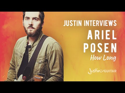 Ariel Posen discussing his song How Long with Justin! Open C Tuning Guitar Lesson