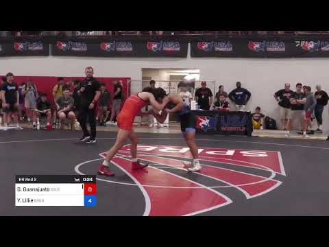 55 Kg Rr Rnd 2 - Davian Guanajuato, Southern Illinois Regional Training Center Vs Yusief Lillie, B