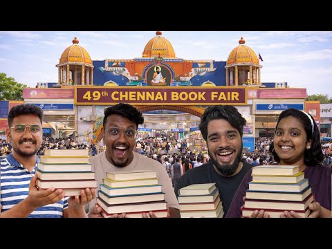 Chennai Book Fair 2026 | Sabaree | Vallal | Vaishu | Chriznill | Somma | Vlog35