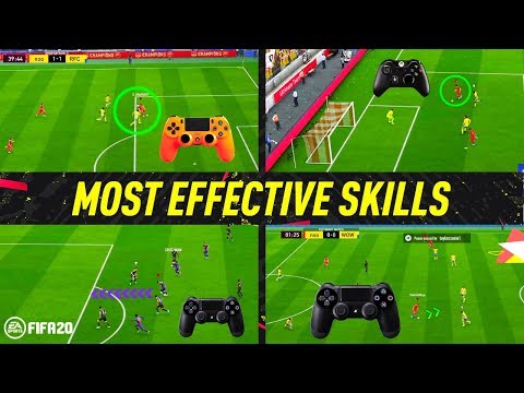 FIFA 20 MOST EFFECTIVE SKILLS TUTORIAL - BEST MOVES TO USE IN FIFA 20 - BECOME A DIVISION 1 PLAYER