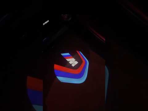 BMW LED DOOR LOGO PROJECTORS / PUDDLE LIGHTS 💡 #bmw #caraccessories #bmwaccsessories