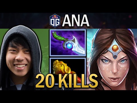 OG.ANA SMURF MIRANA WITH 20 KILLS & MKB - DOTA 2 7.31 GAMEPLAY
